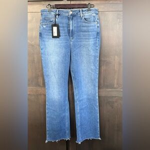 NWT Paige jeans size 31  Cindy super high rise straight ankle